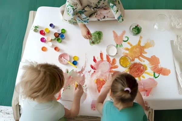 Desenvolvimento Sensorial Através da Pintura: Ideias Práticas para Educadores Infantis